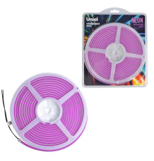 ULS-N01-2835-120LED/m-6mm-IP67-DC12V-9W/m-5M-PURPLE блистер