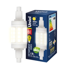 LED-J78-6W/WW/R7s/CL PLZ06WH картон