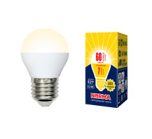 LED-G45-7W/WW/E27/FR/NR картон