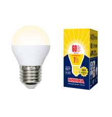 LED-G45-7W/WW/E27/FR/NR картон