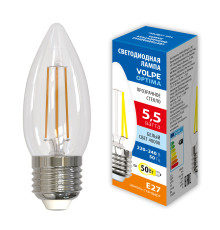LED-C35-5,5W/4000K/E27/CL/SLF