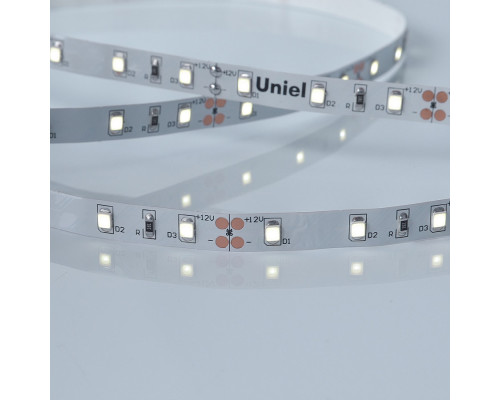 ULS-M11-2835-60LED/m-8mm-IP20-DC12V-4,8W/m-5M-6500K PROFI катушка в герметичной упаковке