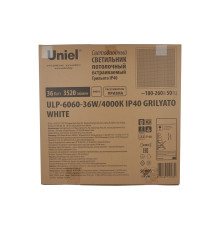 ULP-6060-36W/4000К IP40 GRILYATO WHITE