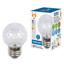LED-D45-1W/BLUE/E27/CL/С PINEAPPLE