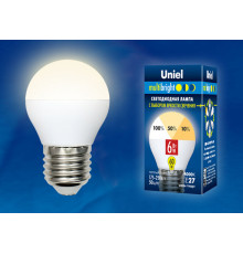 LED-G45-6W/WW/E27/FR/MB PLM11WH картон
