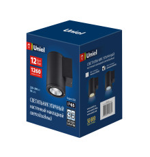 ULU-S21С-12W/6400K IP65 BLACK