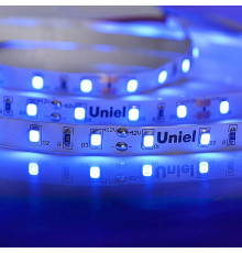 ULS-M11-2835-60LED/m-8mm-IP20-DC12V-4,8W/m-5M-BLUE PROFI катушка в герметичной упаковке