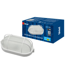 UWL-O02 100W/E27 IP54 WHITE Овал/Решетка