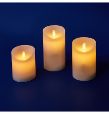 ULD-F055 WARM WHITE RC CANDLE SET3