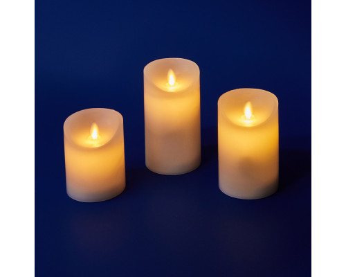 ULD-F055 WARM WHITE RC CANDLE SET3
