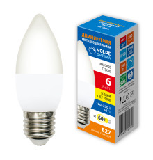 LED-C37-6W/3000K/E27/FR/DIM/SLS