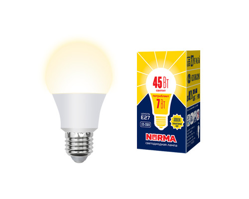 LED-A60-7W/3000K/E27/FR/NR картон