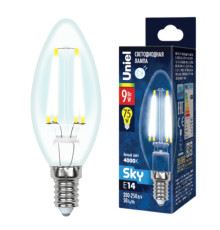 LED-C35-9W/4000K/E14/CL PLS02WH картон