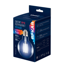 LED-G95-5W/4000K/E27/CL GLY01TR