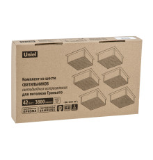 ULP-0808 42W/4000К IP40 GRILYATO BLACK KIT06