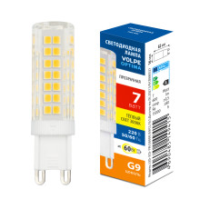 LED-JCD-7W/3000K/G9/CL/SLS