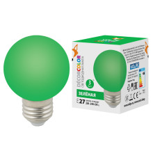 LED-G60-3W/GREEN/E27/FR/С