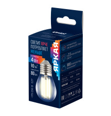 LED-G45-4W/3000K/E27/CL GLY01TR