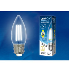 LED-C35-5W/NW/E27/CL/DIM GLA01TR картон