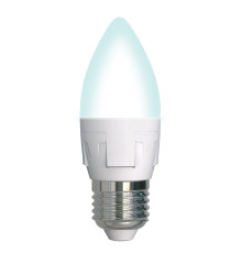 LED-C37 7W/4000K/E27/FR/DIM PLP01WH картон
