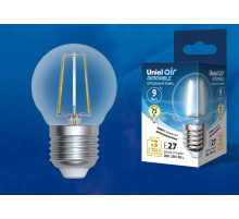 LED-G45-9W/4000K/E27/CL/DIM GLA01TR картон