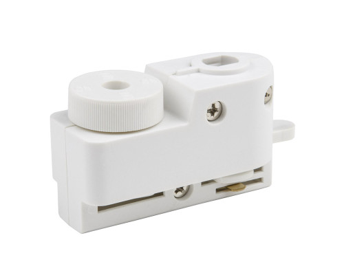 Адаптер для однофазного шинопровода UBX-Q121 K61 WHITE 1 POLYBAG