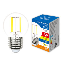 LED-G45-5,5W/3000K/E27/CL/SLF