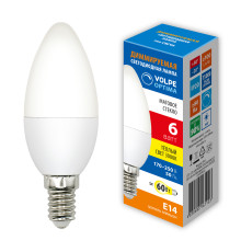 LED-C37-6W/3000K/E14/FR/DIM/SLS