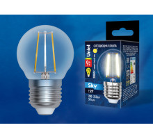 LED-G45-9W/3000K/E27/CL PLS02WH картон