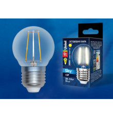 LED-G45-9W/3000K/E27/CL PLS02WH картон