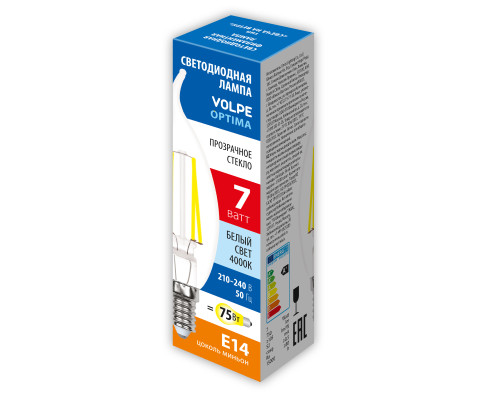 LED-CW35-7W/4000K/E14/CL/SLF