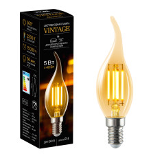 LED-CW35-5W/AMBER/E14/VLF