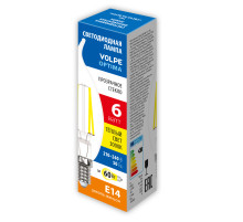LED-CW35-6W/3000K/E14/CL/SLF