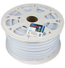 ULS-N21-2835-120LED/m-8mm-IP67-220V-8W/m-50M-BLUE бобина