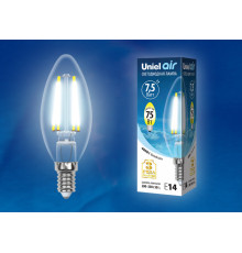 LED-C35-7,5W/NW/E14/CL GLA01TR картон