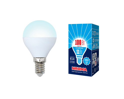 LED-G45-11W/NW/E14/FR/NR картон