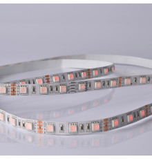 ULS-M25-5050-60LED/m-10mm-IP20-DC12V-14,4W/m-5M-RGB PROFI катушка в герметичной упаковке