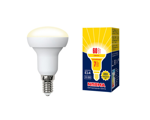 LED-R50-7W/WW/E14/FR/NR картон