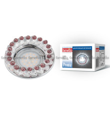 DLS-P115 GU5.3 CHROME/CLEAR+PURPLE