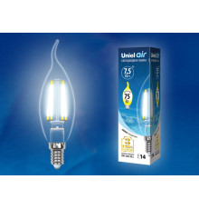 LED-CW35-7,5W/NW/E14/CL GLA01TR картон