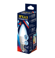 LED-C37 7W/6500K/E27/FR PLP01WH