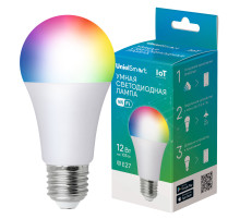 LED-A60-12W/RGBW/E27/230V/WF/FR PLS80WH