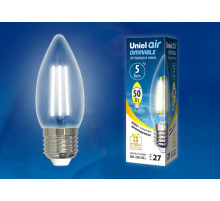 LED-C35-5W/WW/E27/CL/DIM GLA01TR картон