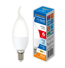LED-CW37-6W/4000K/E14/FR/DIM/SLS