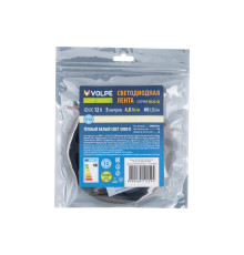 ULS-Q320 2835-60LED/m-8mm-IP20-DC12V-4,8W/m-5M-3000K катушка в герметичной упаковке