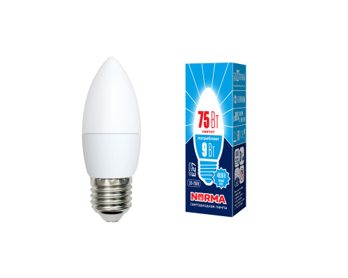 LED-C37-9W/NW/E27/FR/NR картон