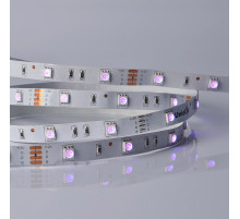 ULS-M22-5050-30LED/m-10mm-IP20-DC12V-7,2W/m-5M-RGB PROFI катушка в герметичной упаковке