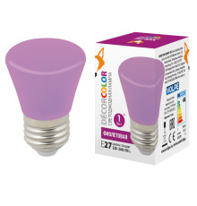 LED-D45-1W/PURPLE/E27/FR/С BELL