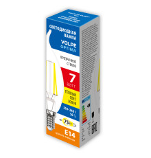 LED-CW35-7W/3000K/E14/CL/SLF