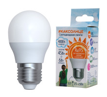 LED-G45-6W/4000K/E27/FR/RA95 PLK01WH